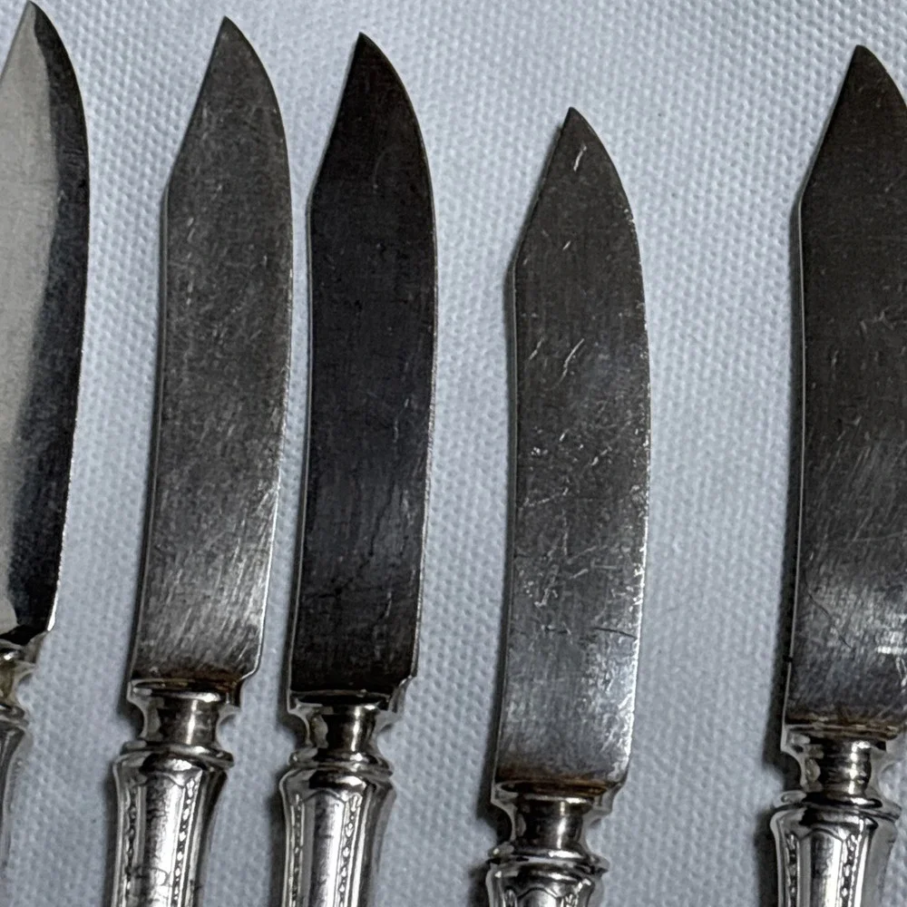 Oneida Community Silverplate 1910 Fruit Grapefruit Knives Knife Set 6